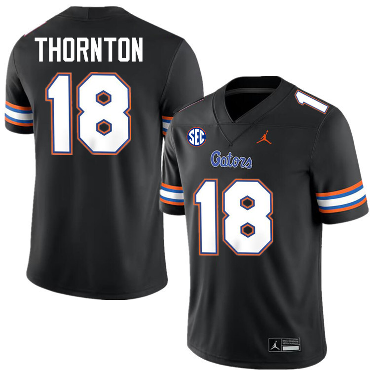 #18 Bryce Thornton Gators Jersey,Florida Gators College Football Jerseys Stitched-Black  #18 Bryce Thornton Gators Jersey,Florida Gators College Football Jerseys Stitched-Black